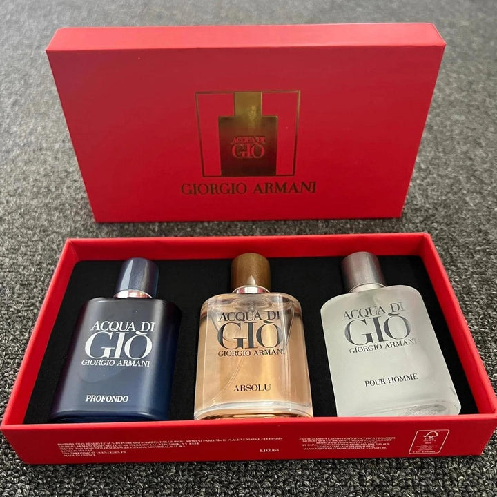 Giorgio Armani Gift Set of 3 For Men Perfume
